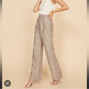 Reformation Cello Pant Linen size 6